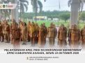 PELAKSANAAN APEL PAGI DILINGKUNGAN SEKRETARIAT DPRD KABUPATEN ASAHAN, SENIN 19 OKTOBER 2026
